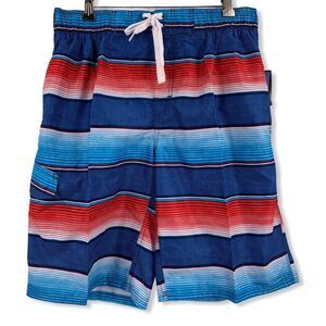 Kanu Surf Navy Red‎ Pipeline Boardshorts Large New
